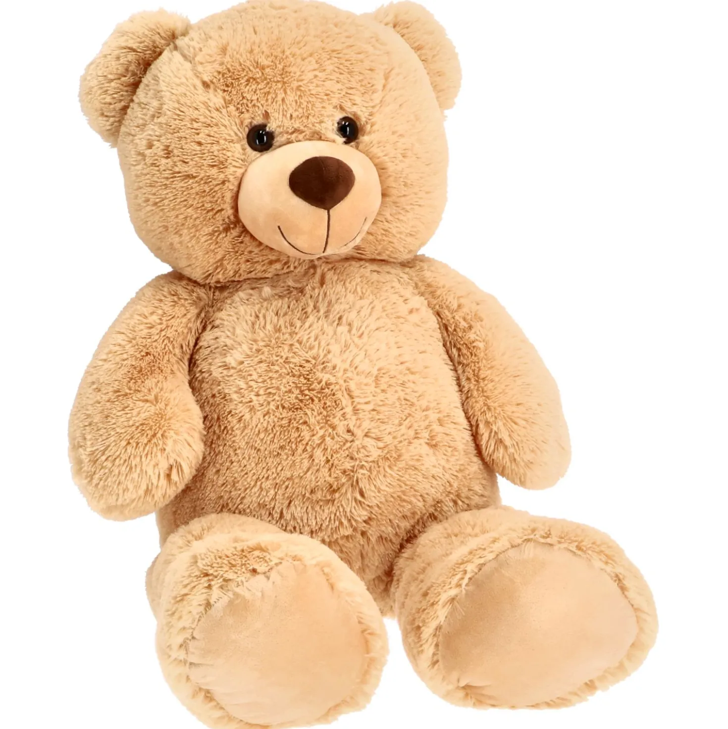 Pluchiez pluche knuffelbeer zittend 100 cm