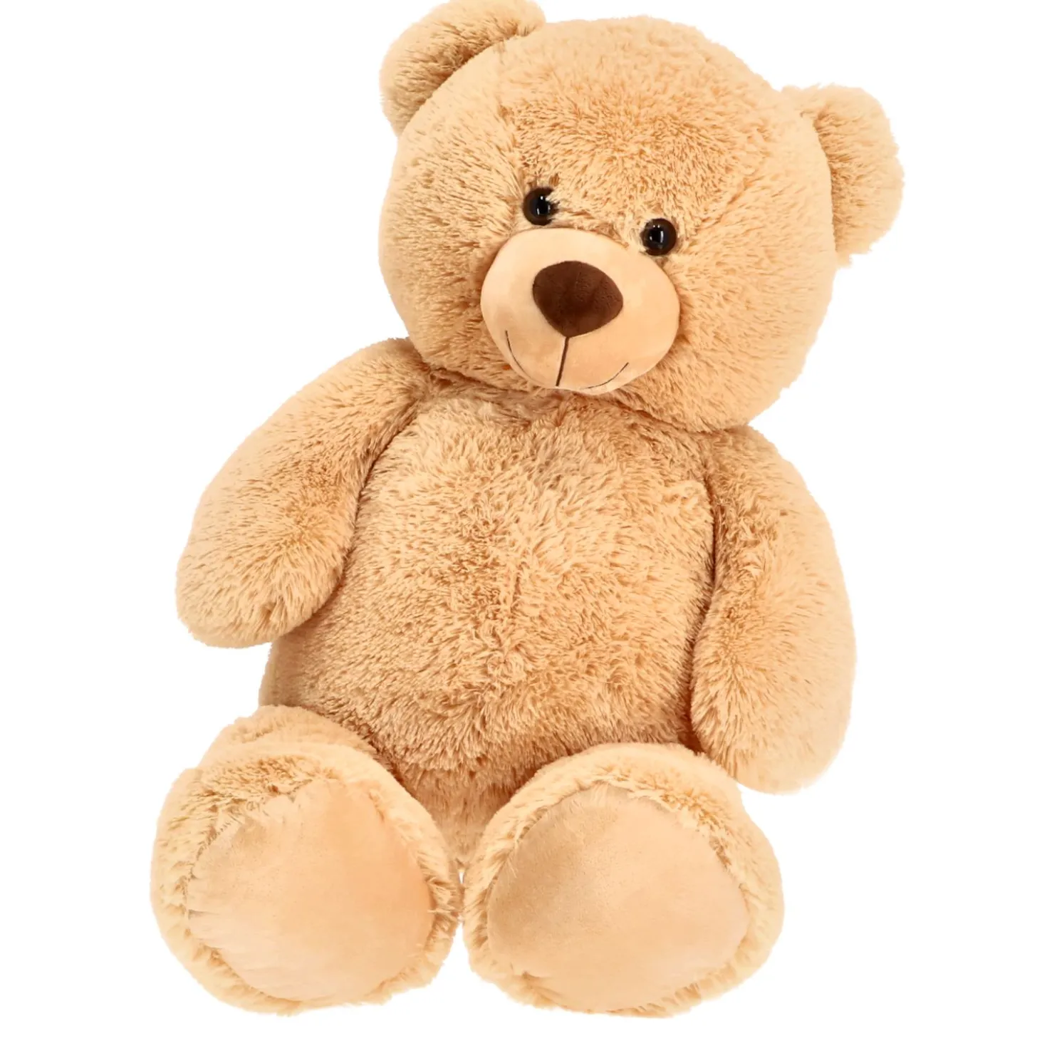 Pluchiez pluche knuffelbeer zittend 100 cm