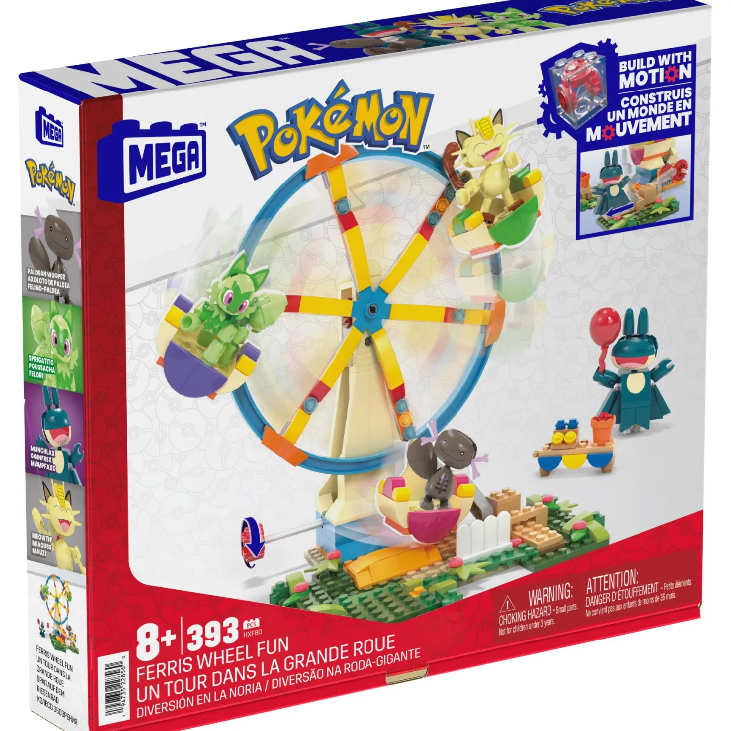 Pokemon Mega Adventure Builder Ferris Wheel Fun