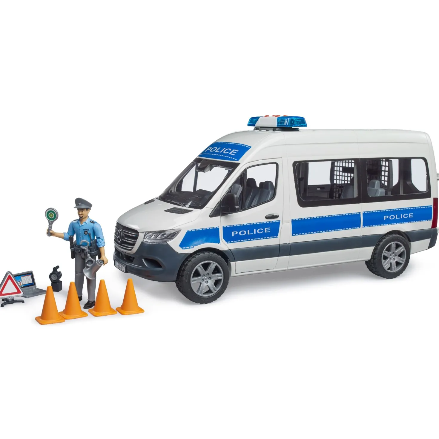 Politie mb sprinter met politieman