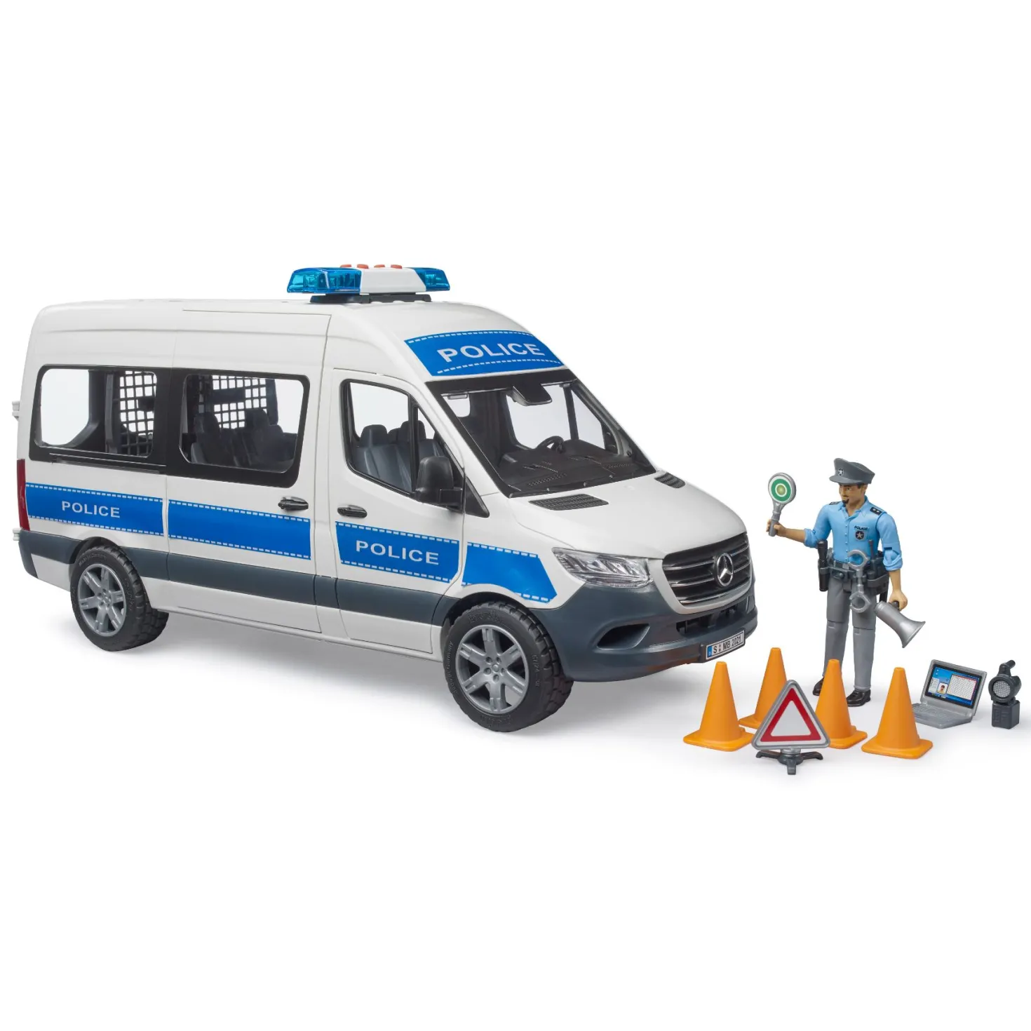 Politie mb sprinter met politieman