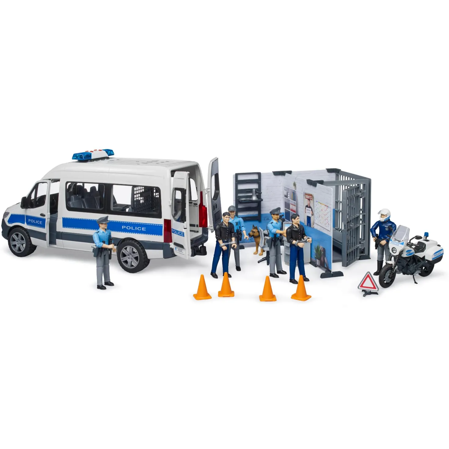 Politie mb sprinter met politieman