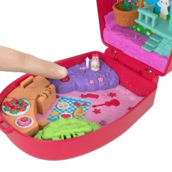 Polly Pocket Strawberry Bunny Basket Compact