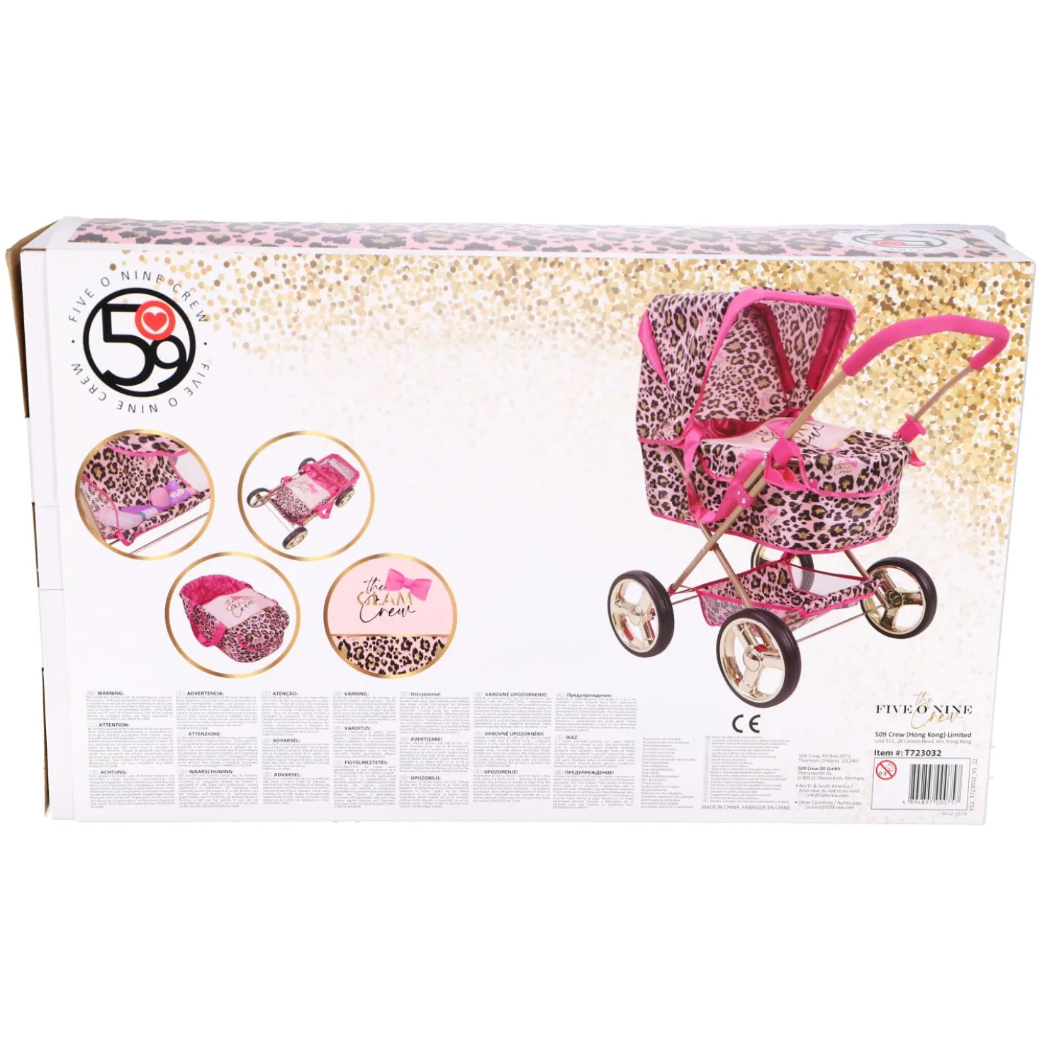 Poppenwagen Gigi The Glam Crew