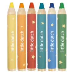 Potloden kort dik Little Dutch Jim 6 stuks