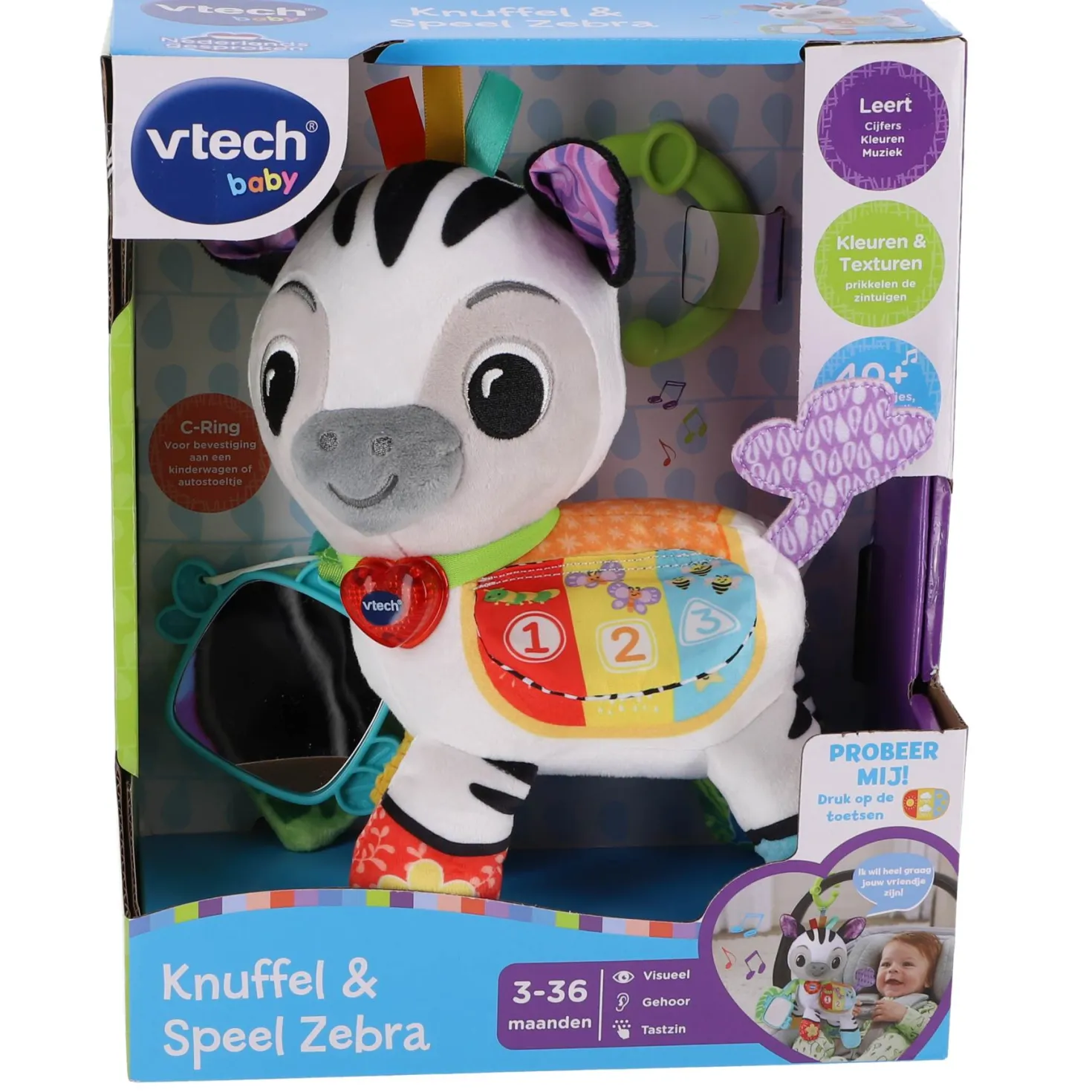 Premium Collectie Vtech Knuffel & Speel Zebra