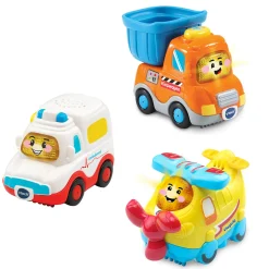 Premium Collectie Vtech Toet Toet Auto Trio Pack (Amir-Vasco-Kevin)