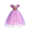 Prinsessenjurk paars 98-104
