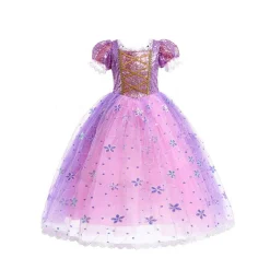 Prinsessenjurk paars 122-128