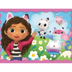 Puzzel Gabby's Dollhouse 4 in 1