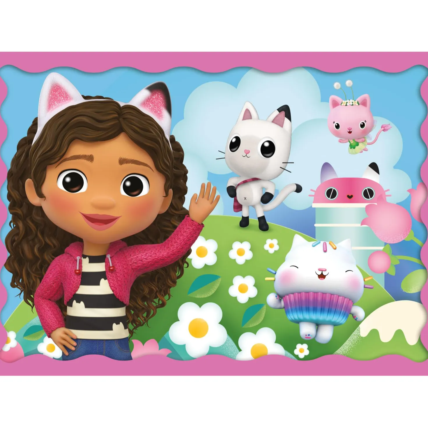 Puzzel Gabby's Dollhouse 4 in 1