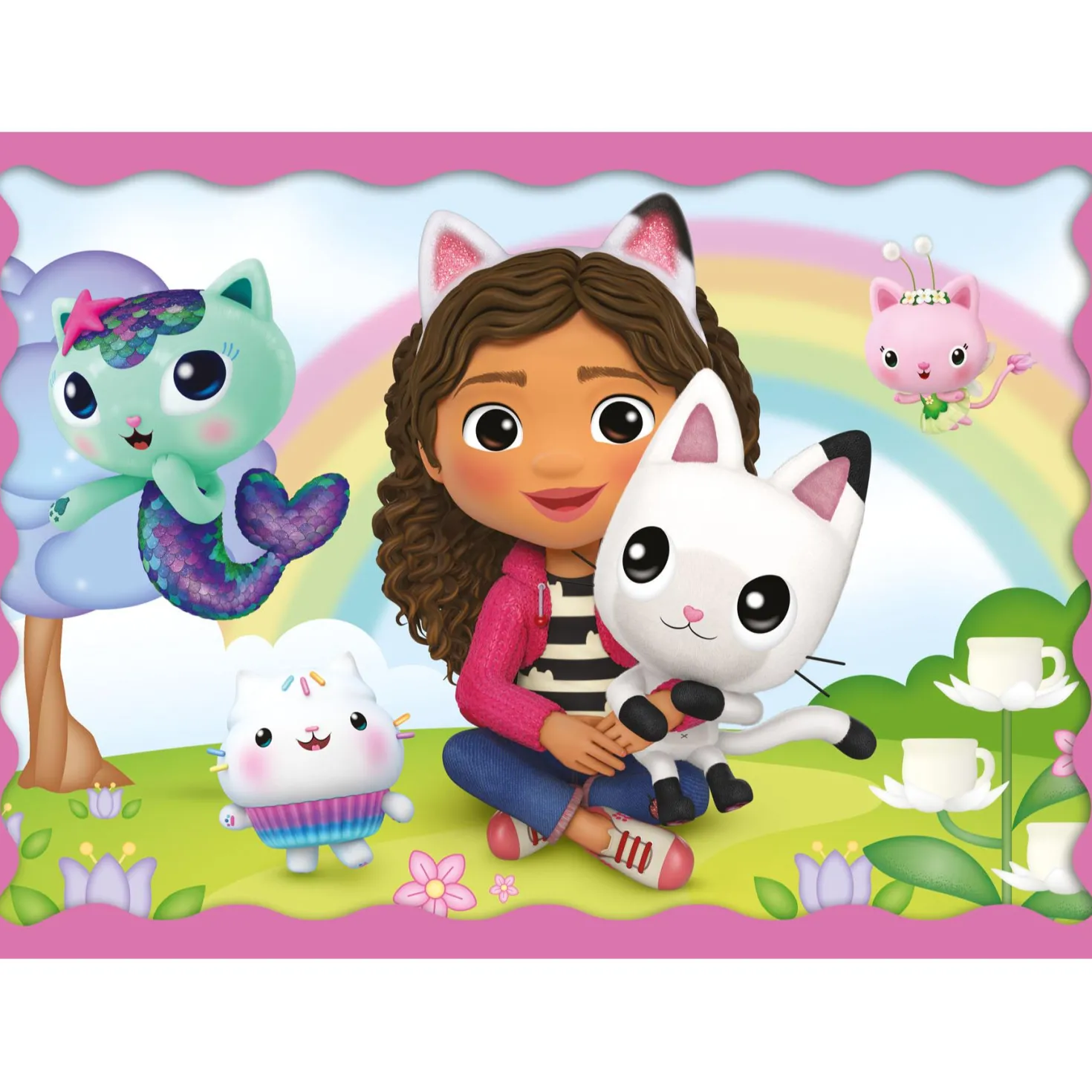 Puzzel Gabby's Dollhouse 4 in 1
