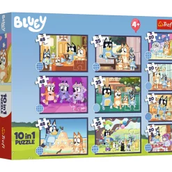Puzzel 10 in 1 Story of Bluey