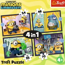 Puzzel 4 in 1 The Minions 3 12-15-20-24 stuks