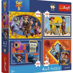 Puzzel 4 in 1 Toy Story 5 4x88