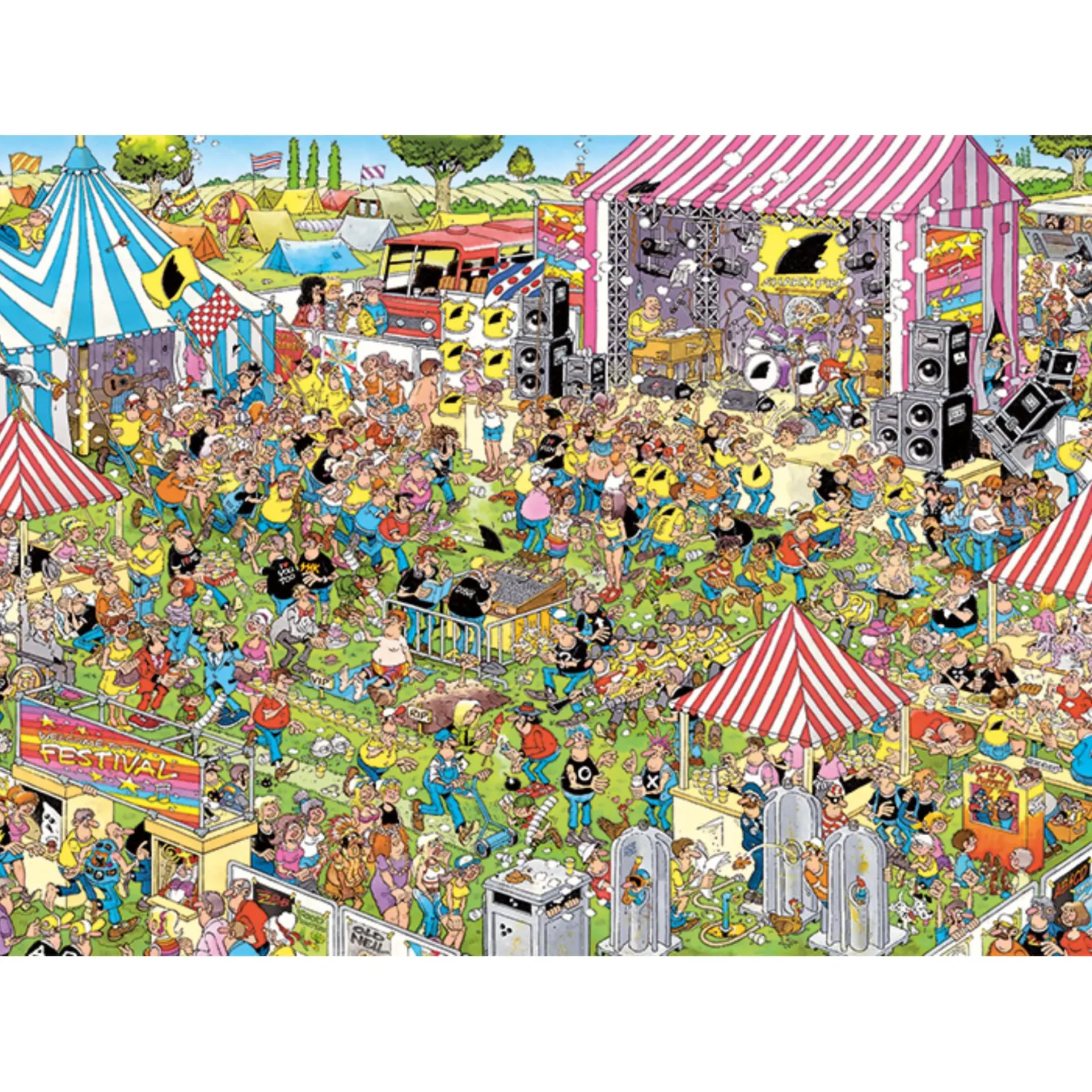 Puzzel Jan van Haasteren Pop Festival 1000