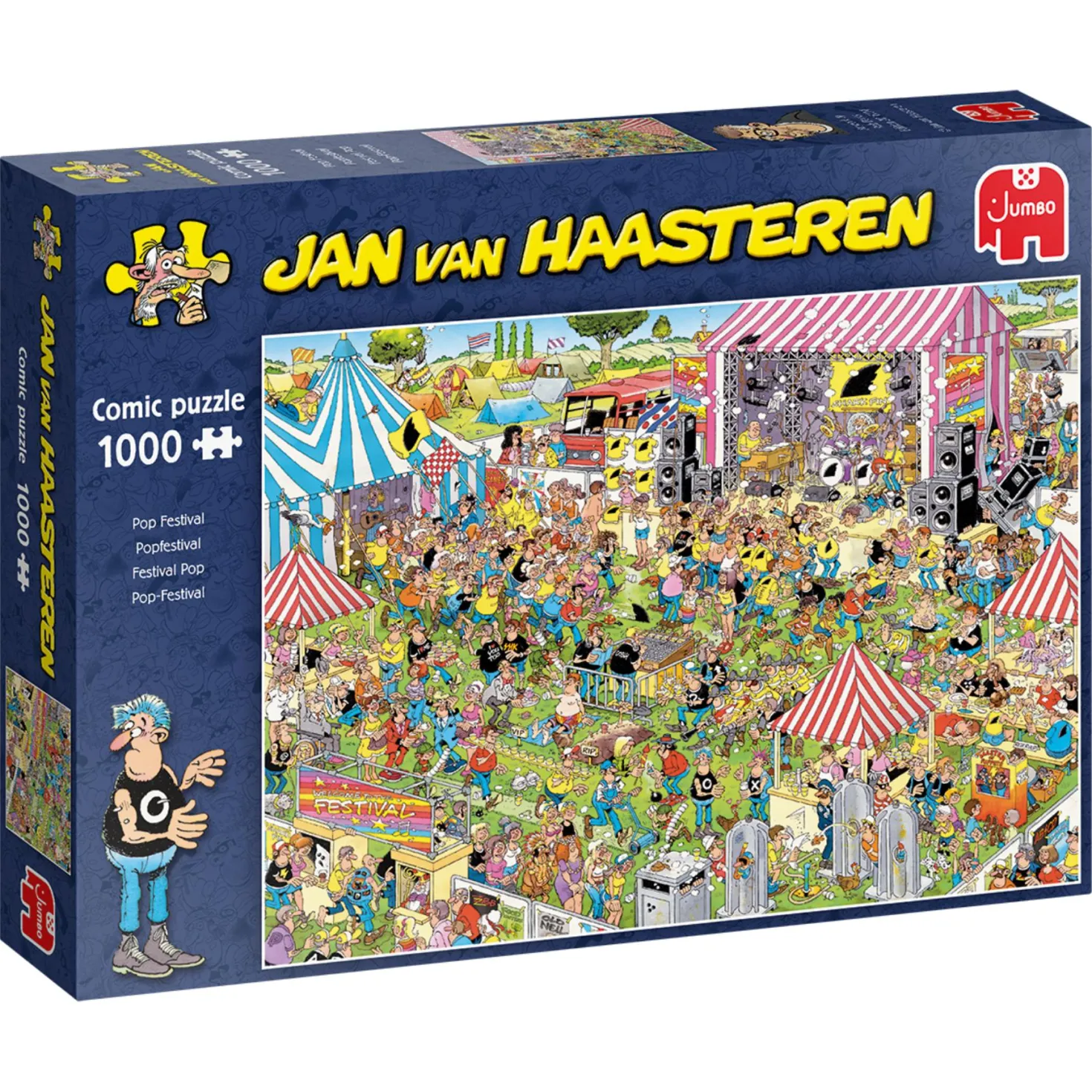 Puzzel Jan van Haasteren Pop Festival 1000