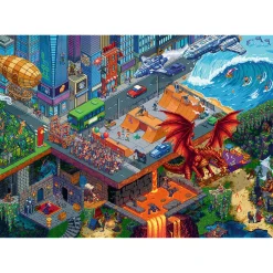 Puzzel Pixel city "Habbo" 1000 stuks