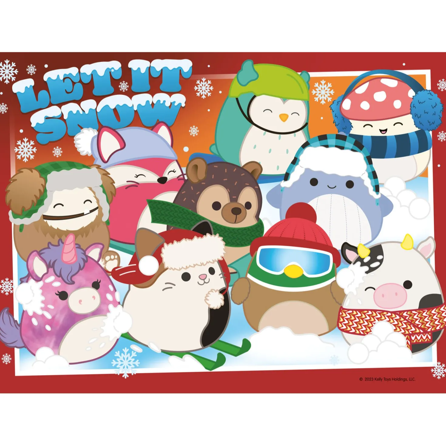 Puzzel Squishmallows 4 in 1 100 stukjes