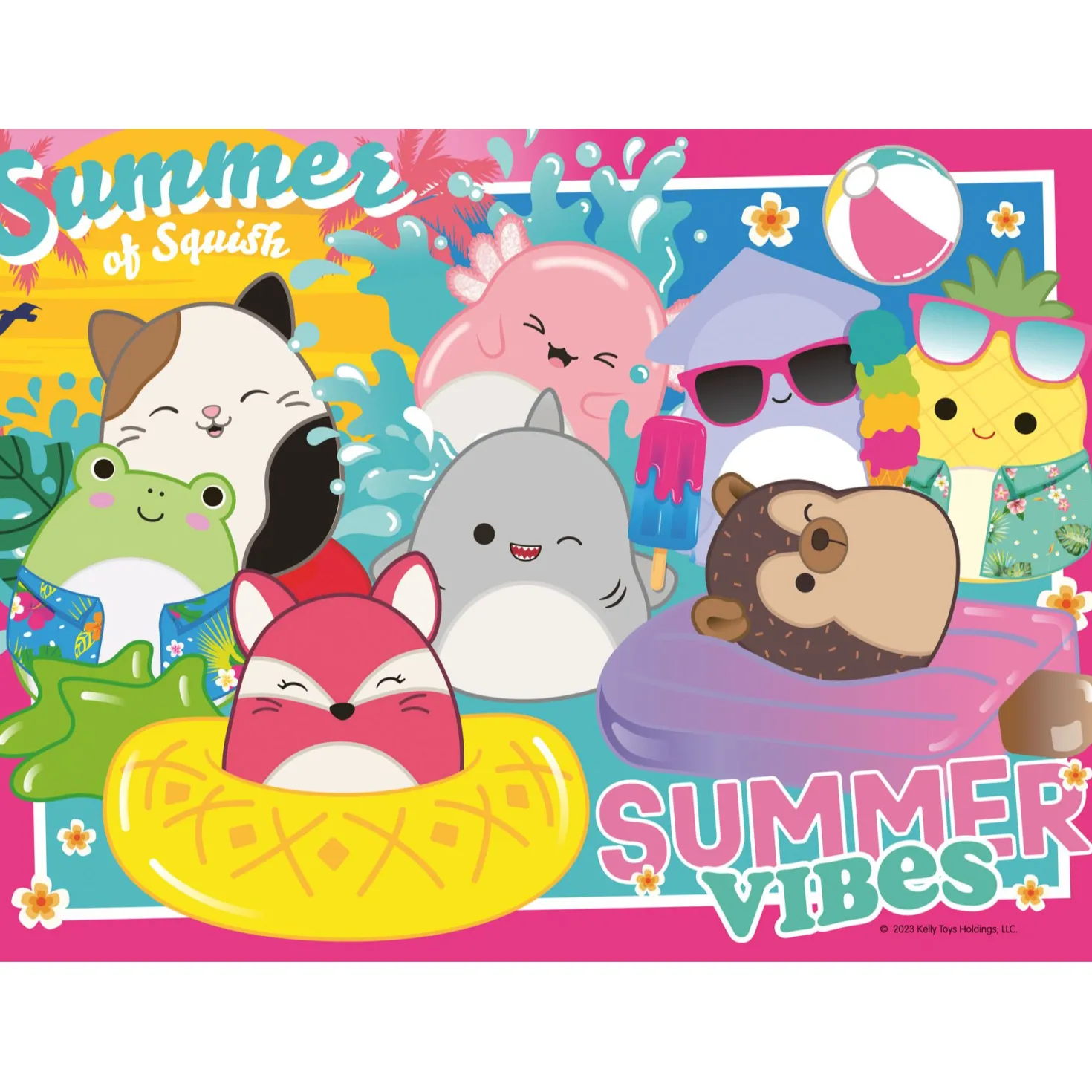 Puzzel Squishmallows 4 in 1 100 stukjes