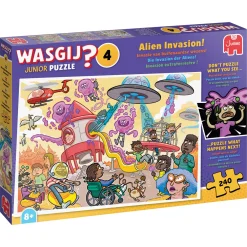 Puzzel Wasgij Junior 4 Invasie Buitenaardse Wezens (240)