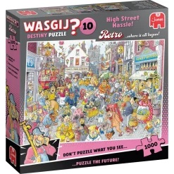 Puzzel Wasgij Retro Destiny 10 Chaos in de winkelstraat (1000)