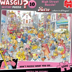 Puzzel Wasgij Retro Destiny 10 Chaos in de winkelstraat (1000)