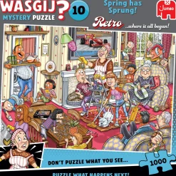 Puzzel Wasgij Retro Mystery 10 Voorjaars Schoonmaak (1000)