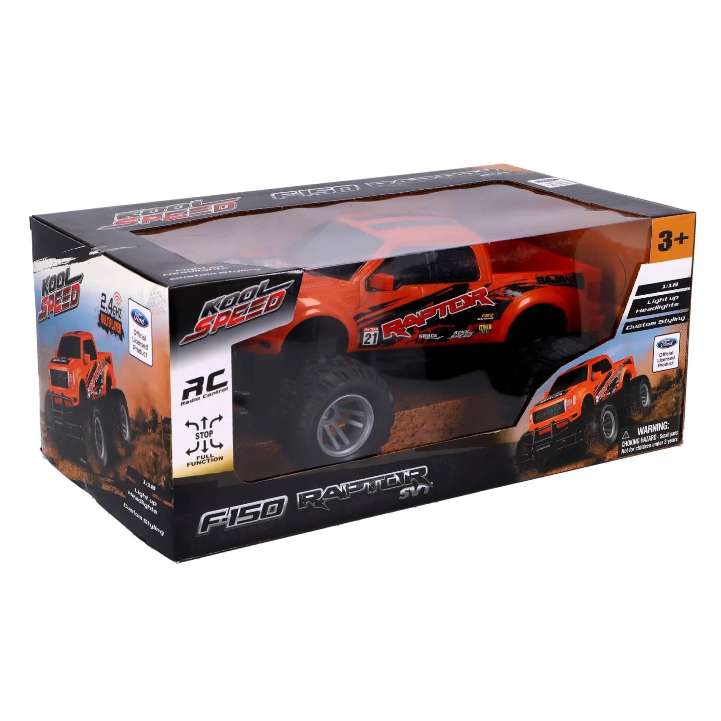 Radiografisch bestuurbare auto ford 1:18 2.4g f150 raptor