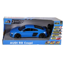 Radiografisch bestuurbare auto audi 1:14 2.4g r8 coupƩ blauw