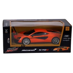 Radiografisch bestuurbare auto Mclaren 1:24 570s oranje