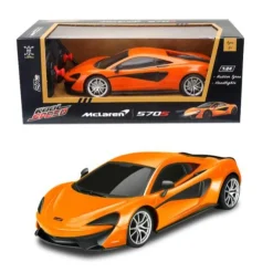 Radiografisch bestuurbare auto Mclaren 1:24 570s oranje