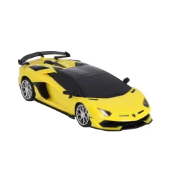 Radiografisch bestuurbare auto lamborghini 1:24 aventador svj roadster geel