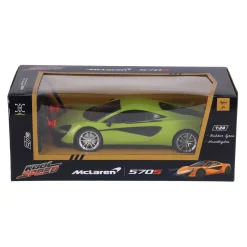 Radiografisch bestuurbare auto Mclaren 1:24 570s neon groen