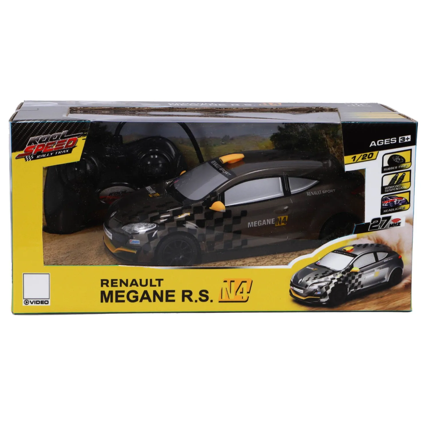 Radiografisch bestuurbare auto renault 1:20 mégane r.s. n4