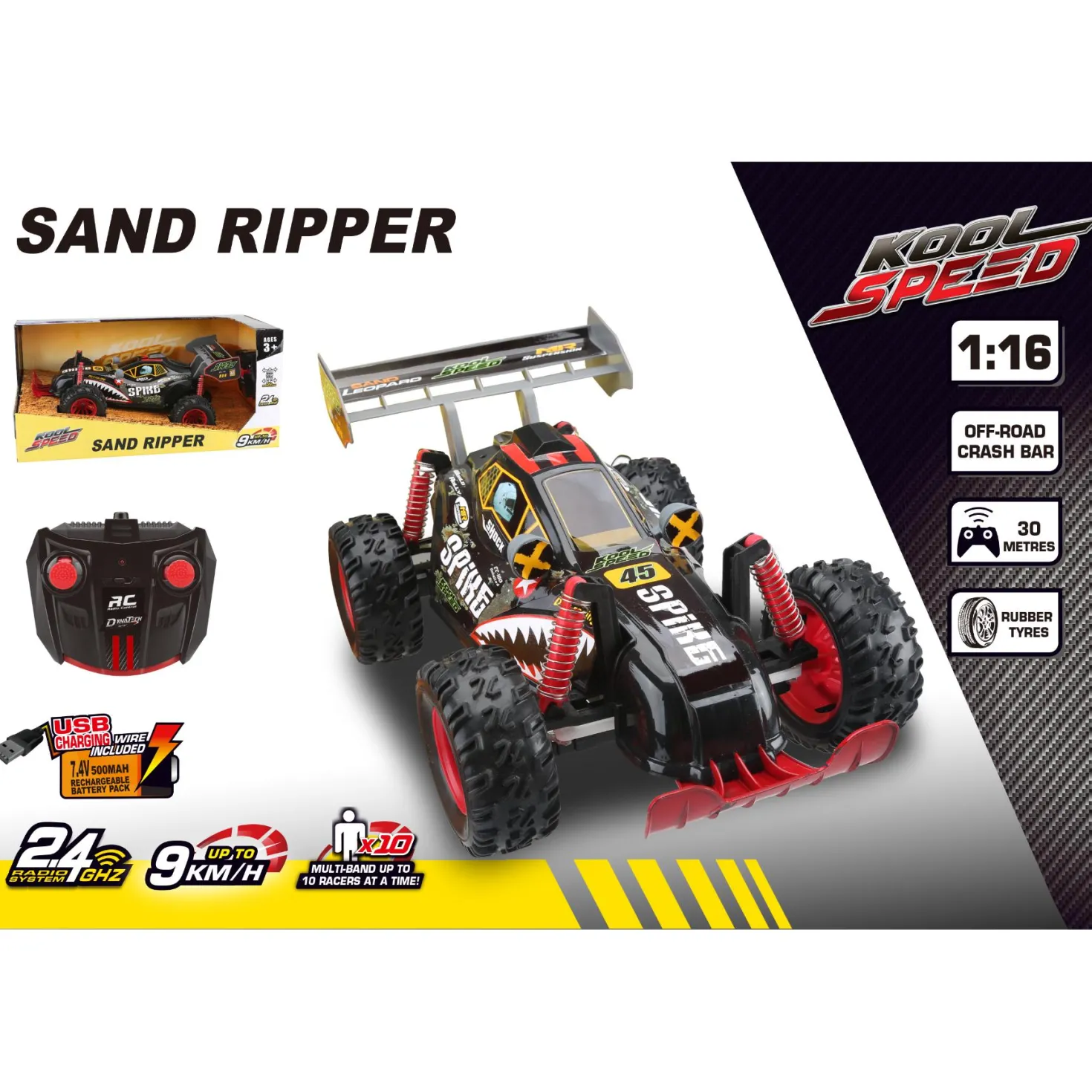 Radiografisch bestuurbare buggy 1:16 2.4g