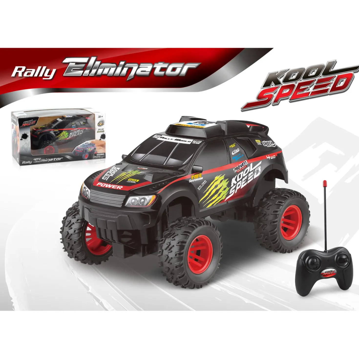 Radiografisch bestuurbare rally eliminator 1:16