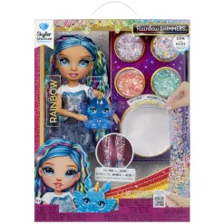 Rainbow High Rainbow Shimmers With Slime Fashion Doll Skyler (Blue)