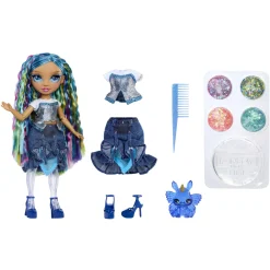 Rainbow High Rainbow Shimmers With Slime Fashion Doll Skyler (Blue)