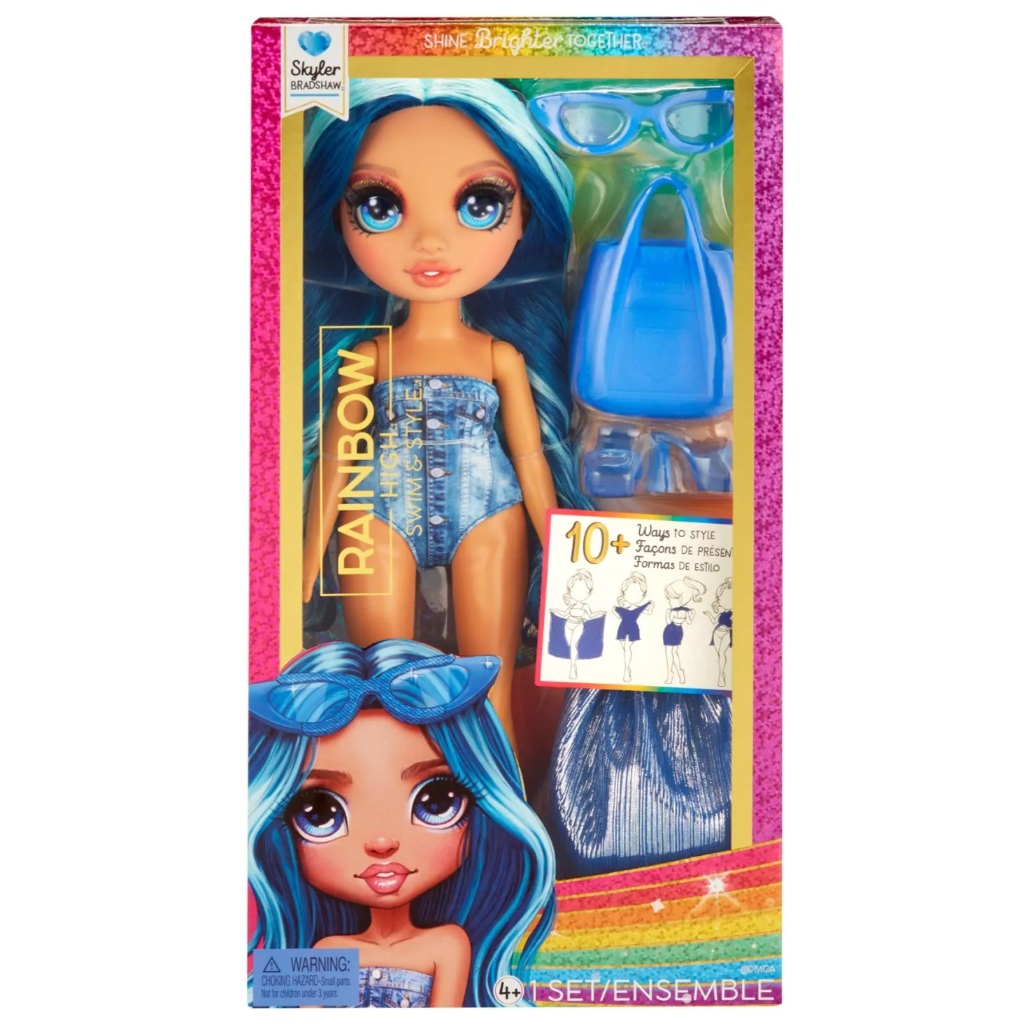 Rainbow High Swim & Style Modepop Skyler (Blue)