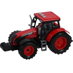 Rapid Wheels Autotransporter met 2 tractoren met licht en geluid en frictie