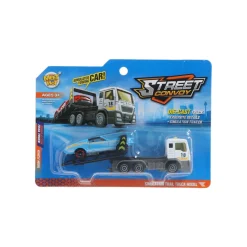 Rapid wheels die cast sleeptruck + auto 8 assorti