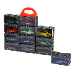 Rapid Wheels opbergbox met 2 diecast freewheel auto's