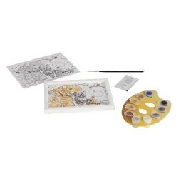 Ravensburger Creart Schilderen op nummer hond en poes glitter