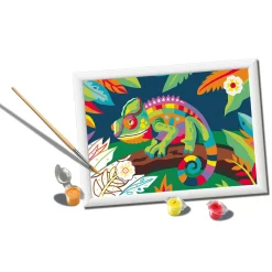 Ravensburger Creart schilderen op nummer kleurrijke kameleon