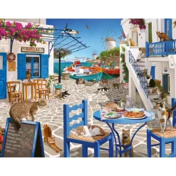 Ravensburger puzzel cat's of Mykonos 1500 stukjes