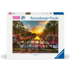 Ravensburger puzzel fietsen in Amsterdam 1000 stukjes
