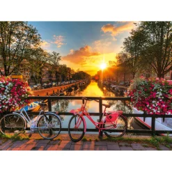 Ravensburger puzzel fietsen in Amsterdam 1000 stukjes