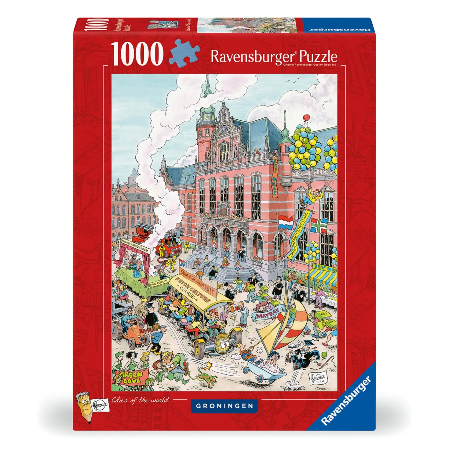 Ravensburger puzzel fleroux groningen 1000 stukjes