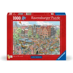 Ravensburger puzzel fleroux amsterdam 1000 stukjes